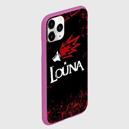 Чехол iPhone 11 Pro матовый Louna / 3D-Фиолетовый – фото 2