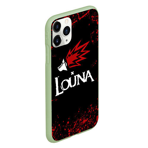 Чехол iPhone 11 Pro матовый Louna / 3D-Салатовый – фото 2