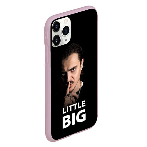 Чехол iPhone 11 Pro матовый Little Big: Илья Прусикин / 3D-Розовый – фото 2