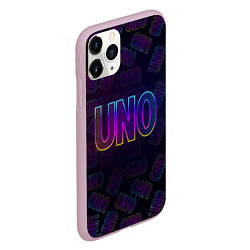 Чехол iPhone 11 Pro матовый Little Big: UNO, цвет: 3D-розовый — фото 2
