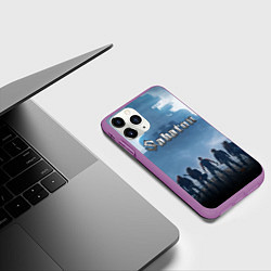 Чехол iPhone 11 Pro матовый SABATON, цвет: 3D-фиолетовый — фото 2
