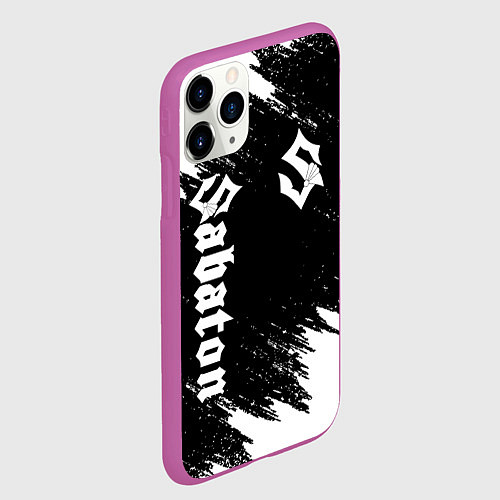 Чехол iPhone 11 Pro матовый SABATON / 3D-Фиолетовый – фото 2