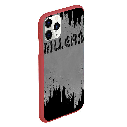 Чехол iPhone 11 Pro матовый The Killers Logo / 3D-Красный – фото 2