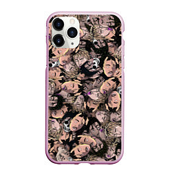 Чехол iPhone 11 Pro матовый Juice WRLD, цвет: 3D-розовый