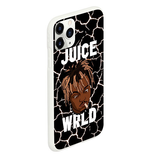 Чехол iPhone 11 Pro матовый Juice WRLD / 3D-Белый – фото 2