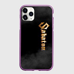 Чехол iPhone 11 Pro матовый SABATON, цвет: 3D-фиолетовый