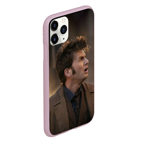 Чехол iPhone 11 Pro матовый 10th DOCTOR WHO / 3D-Розовый – фото 2