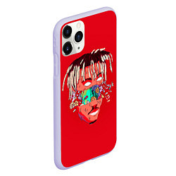 Чехол iPhone 11 Pro матовый Juice WRLD, цвет: 3D-светло-сиреневый — фото 2