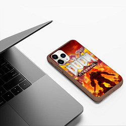 Чехол iPhone 11 Pro матовый DOOM Eternal, цвет: 3D-коричневый — фото 2