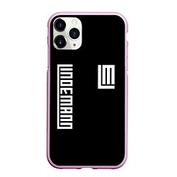 Чехол iPhone 11 Pro матовый LINDEMANN, цвет: 3D-розовый