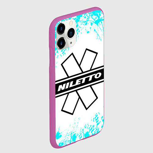 Чехол iPhone 11 Pro матовый NILETTO / 3D-Фиолетовый – фото 2