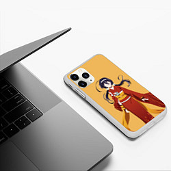 Чехол iPhone 11 Pro матовый Kyouka Izumi, цвет: 3D-белый — фото 2