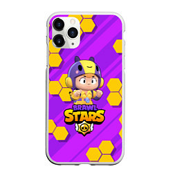 Чехол iPhone 11 Pro матовый Brawl Stars BEA, цвет: 3D-белый