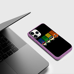 Чехол iPhone 11 Pro матовый South Park, цвет: 3D-фиолетовый — фото 2