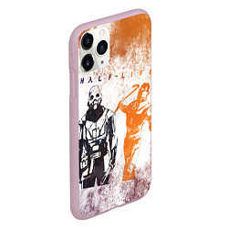 Чехол iPhone 11 Pro матовый Half life attack, цвет: 3D-розовый — фото 2