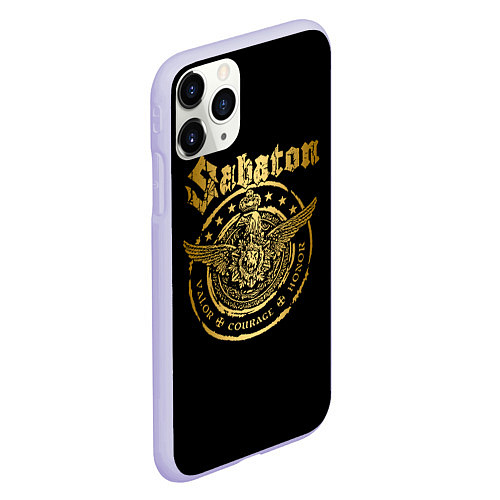 Чехол iPhone 11 Pro матовый SABATON / 3D-Светло-сиреневый – фото 2