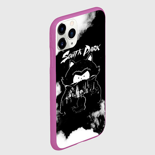 Чехол iPhone 11 Pro матовый Южный Парк / 3D-Фиолетовый – фото 2