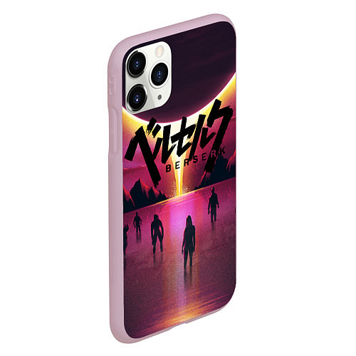 Чехол iPhone 11 Pro матовый BERSERK / 3D-Розовый – фото 2