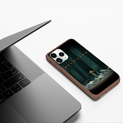 Чехол iPhone 11 Pro матовый HALF-LIFE, цвет: 3D-коричневый — фото 2