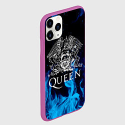 Чехол iPhone 11 Pro матовый QUEEN, цвет: 3D-фиолетовый — фото 2