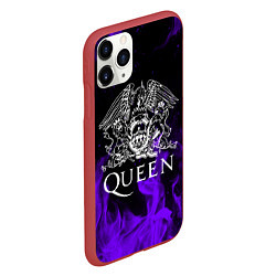 Чехол iPhone 11 Pro матовый QUEEN, цвет: 3D-красный — фото 2