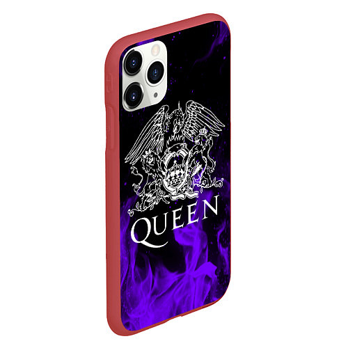 Чехол iPhone 11 Pro матовый QUEEN / 3D-Красный – фото 2