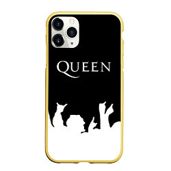 Чехол iPhone 11 Pro матовый QUEEN, цвет: 3D-желтый