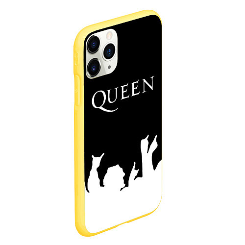 Чехол iPhone 11 Pro матовый QUEEN / 3D-Желтый – фото 2