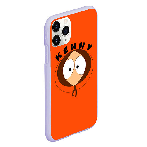 Чехол iPhone 11 Pro матовый KENNY / 3D-Светло-сиреневый – фото 2