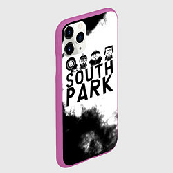 Чехол iPhone 11 Pro матовый South Park, цвет: 3D-фиолетовый — фото 2