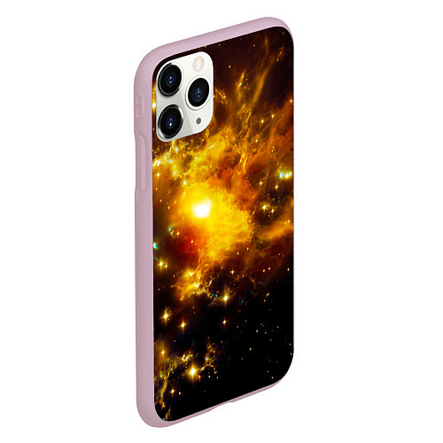 Чехол iPhone 11 Pro матовый Space / 3D-Розовый – фото 2