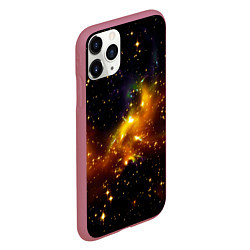 Чехол iPhone 11 Pro матовый STARS, цвет: 3D-малиновый — фото 2