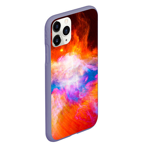 Чехол iPhone 11 Pro матовый Space / 3D-Серый – фото 2