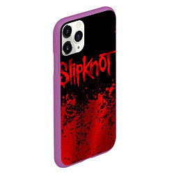 Чехол iPhone 11 Pro матовый Slipknot 9, цвет: 3D-фиолетовый — фото 2