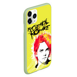 Чехол iPhone 11 Pro матовый My Chemical Romance, цвет: 3D-салатовый — фото 2