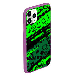 Чехол iPhone 11 Pro матовый Roblox, цвет: 3D-фиолетовый — фото 2