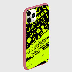 Чехол iPhone 11 Pro матовый Roblox, цвет: 3D-малиновый — фото 2