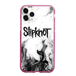 Чехол iPhone 11 Pro матовый SLIPKNOT, цвет: 3D-малиновый