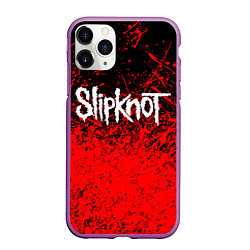 Чехол iPhone 11 Pro матовый SLIPKNOT, цвет: 3D-фиолетовый