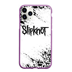 Чехол iPhone 11 Pro матовый SLIPKNOT, цвет: 3D-фиолетовый