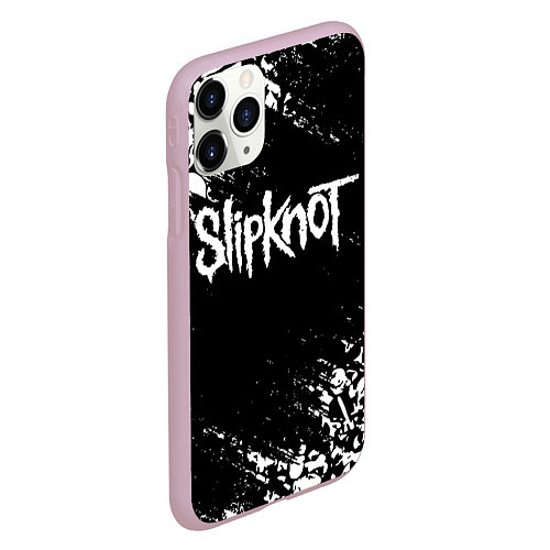 Чехол iPhone 11 Pro матовый SLIPKNOT / 3D-Розовый – фото 2