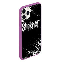 Чехол iPhone 11 Pro матовый SLIPKNOT, цвет: 3D-фиолетовый — фото 2