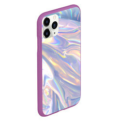 Чехол iPhone 11 Pro матовый Фольга, цвет: 3D-фиолетовый — фото 2