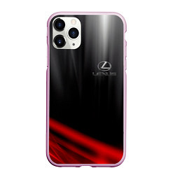 Чехол iPhone 11 Pro матовый LEXUS, цвет: 3D-розовый