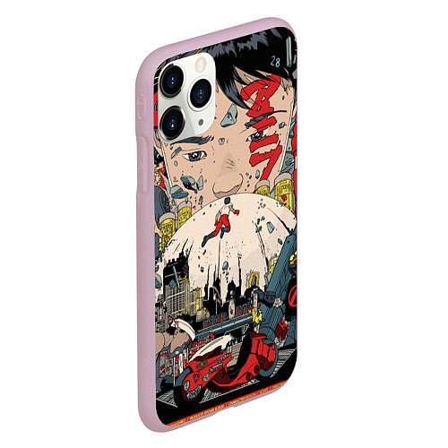 Чехол iPhone 11 Pro матовый AKIRA / 3D-Розовый – фото 2