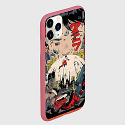 Чехол iPhone 11 Pro матовый AKIRA, цвет: 3D-малиновый — фото 2