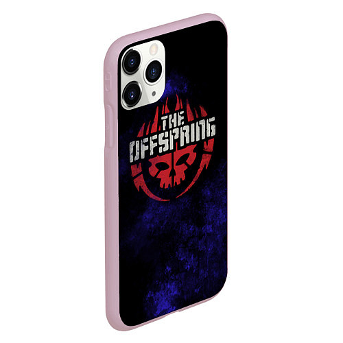 Чехол iPhone 11 Pro матовый Offspring / 3D-Розовый – фото 2