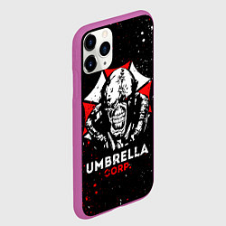 Чехол iPhone 11 Pro матовый RESIDENT EVIL 3, цвет: 3D-фиолетовый — фото 2