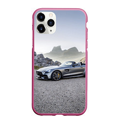 Чехол iPhone 11 Pro матовый Mercedes V8 Biturbo