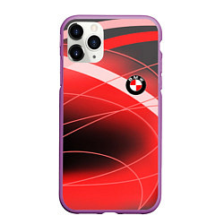 Чехол iPhone 11 Pro матовый BMW, цвет: 3D-фиолетовый